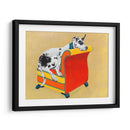 Gran Danés En Naranja - Nina Ramos | Cuadro decorativo de Canvas Lab