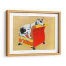 Gran Danés En Naranja - Nina Ramos | Cuadro decorativo de Canvas Lab