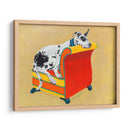 Gran Danés En Naranja - Nina Ramos | Cuadro decorativo de Canvas Lab