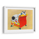 Gran Danés En Naranja - Nina Ramos | Cuadro decorativo de Canvas Lab