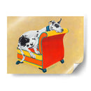 Gran Danés En Naranja - Nina Ramos | Cuadro decorativo de Canvas Lab