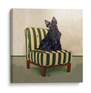 Scottie En Rayas - Nina Ramos | Cuadro decorativo de Canvas Lab