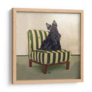 Scottie En Rayas - Nina Ramos | Cuadro decorativo de Canvas Lab