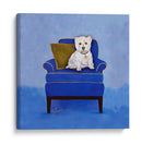 Westie En Azul - Nina Ramos | Cuadro decorativo de Canvas Lab