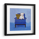 Westie En Azul - Nina Ramos | Cuadro decorativo de Canvas Lab
