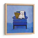 Westie En Azul - Nina Ramos | Cuadro decorativo de Canvas Lab
