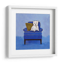 Westie En Azul - Nina Ramos | Cuadro decorativo de Canvas Lab