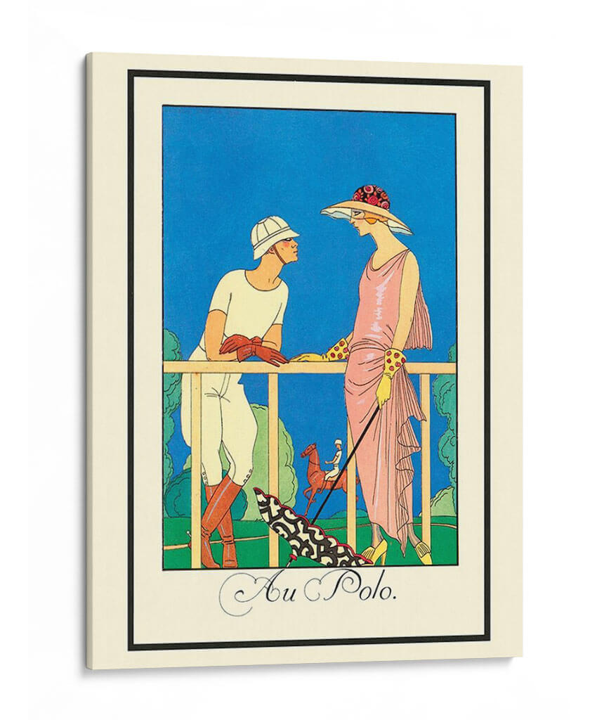 Au Polo - George Barbier | Cuadro decorativo de Canvas Lab