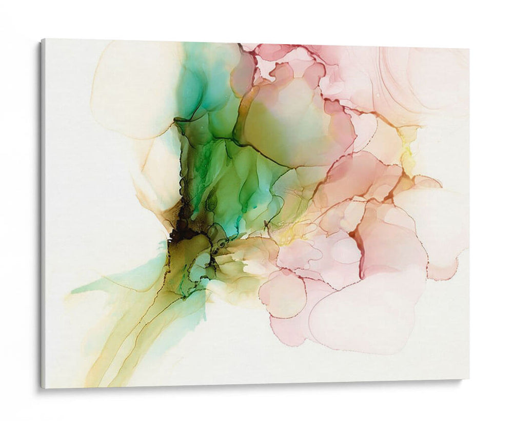 Bloom Rosa Y Turquesa I - Jennifer Goldberger | Cuadro decorativo de Canvas Lab