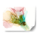 Rosa Y Turquesa Bloom Ii - Jennifer Goldberger | Cuadro decorativo de Canvas Lab