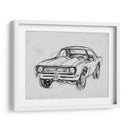 Sketch De Coche Clásico Iii - Jacob Green | Cuadro decorativo de Canvas Lab