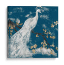 Peacock Blanco En Índigo I - Jennifer Goldberger | Cuadro decorativo de Canvas Lab