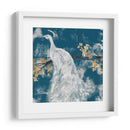 Peacock Blanco En Índigo Ii - Jennifer Goldberger | Cuadro decorativo de Canvas Lab