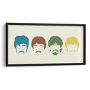Siluetas de The Beatles | Cuadro decorativo de Canvas Lab