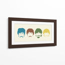 Siluetas de The Beatles | Cuadro decorativo de Canvas Lab
