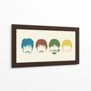 Siluetas de The Beatles | Cuadro decorativo de Canvas Lab