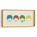 Siluetas de The Beatles | Cuadro decorativo de Canvas Lab