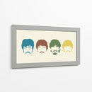 Siluetas de The Beatles | Cuadro decorativo de Canvas Lab