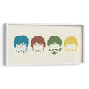 Siluetas de The Beatles | Cuadro decorativo de Canvas Lab