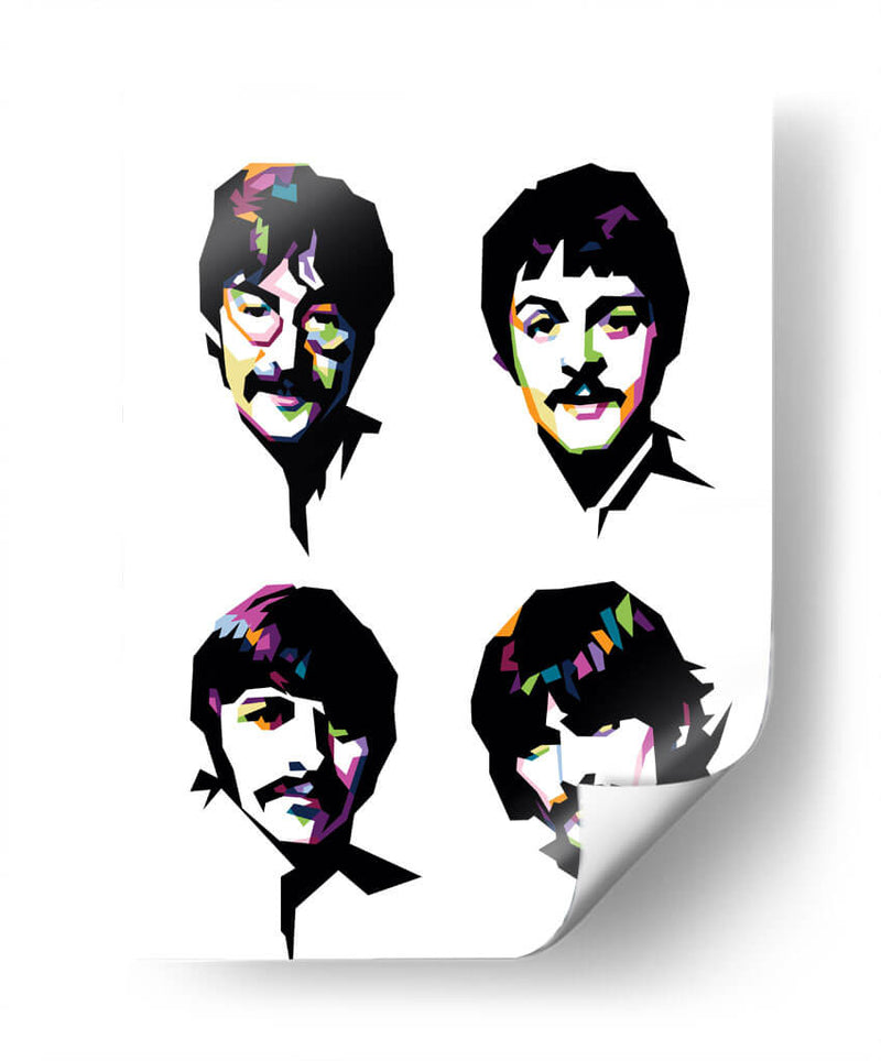 The Beatles Artístico | Cuadro decorativo de Canvas Lab