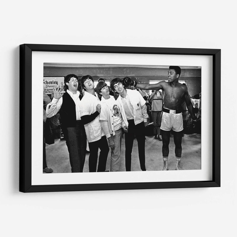 The Beatles con Muhammad Ali | Cuadro decorativo de Canvas Lab