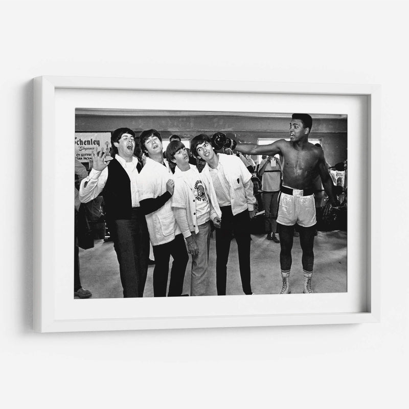 The Beatles con Muhammad Ali | Cuadro decorativo de Canvas Lab