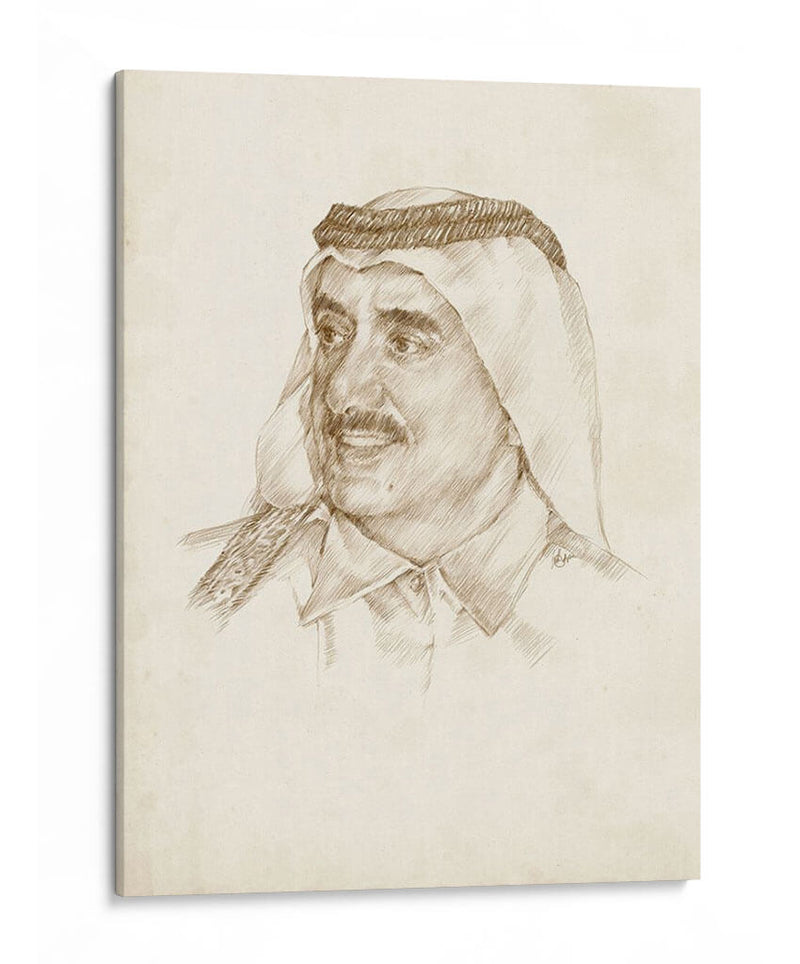 Late Sheikh Maktoum Bin Rashid Al Maktoum - Ethan Harper | Cuadro decorativo de Canvas Lab