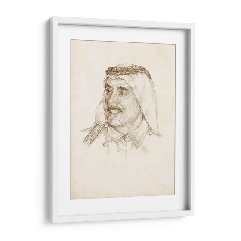 Late Sheikh Maktoum Bin Rashid Al Maktoum - Ethan Harper | Cuadro decorativo de Canvas Lab