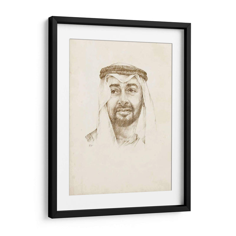 Sheikh Mohammed Bin Zayed Al Nahyan - Ethan Harper | Cuadro decorativo de Canvas Lab