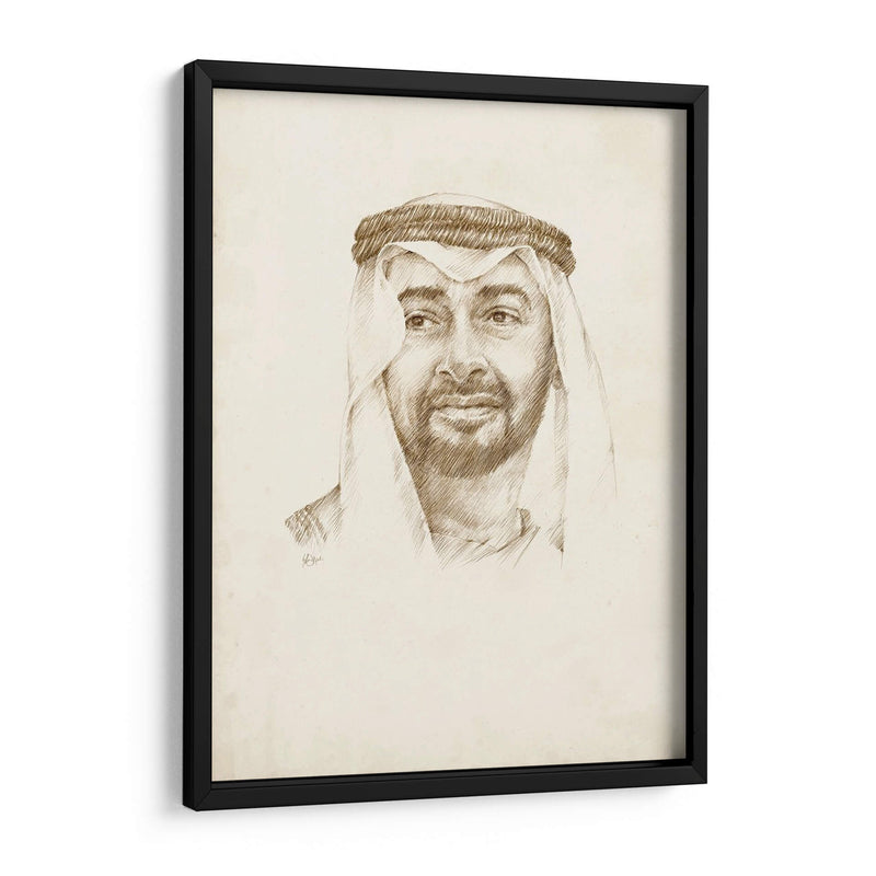 Sheikh Mohammed Bin Zayed Al Nahyan - Ethan Harper | Cuadro decorativo de Canvas Lab