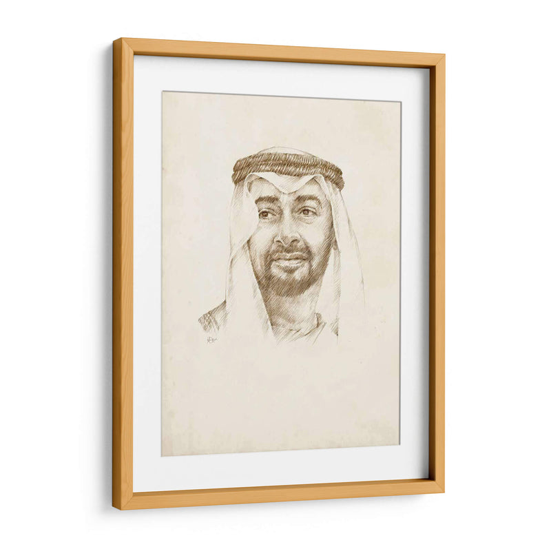 Sheikh Mohammed Bin Zayed Al Nahyan - Ethan Harper | Cuadro decorativo de Canvas Lab