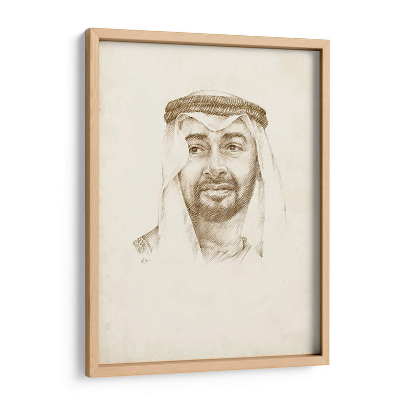 Sheikh Mohammed Bin Zayed Al Nahyan - Ethan Harper | Cuadro decorativo de Canvas Lab