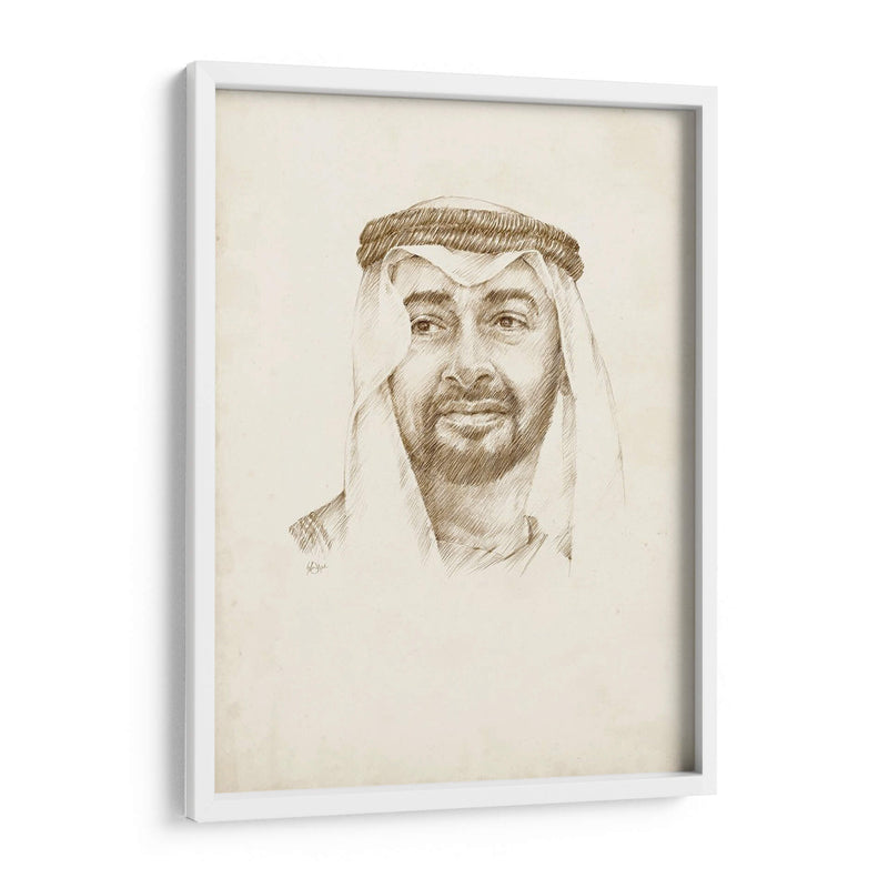 Sheikh Mohammed Bin Zayed Al Nahyan - Ethan Harper | Cuadro decorativo de Canvas Lab