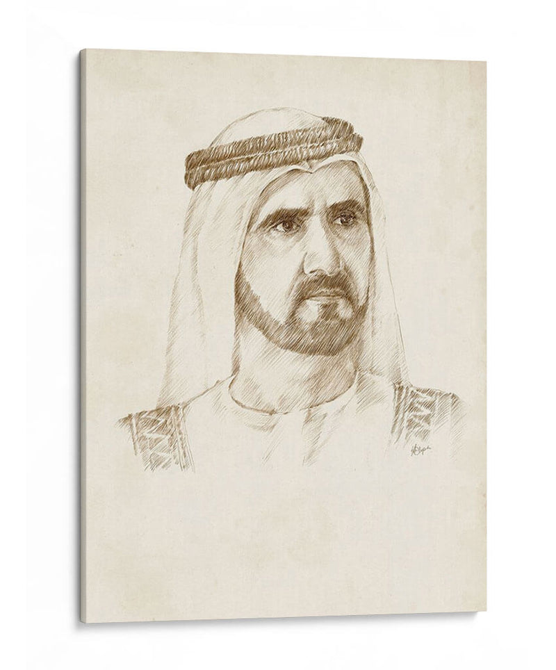 Sheikh Mohammed Bin Rashid Al Maktoum - Ethan Harper | Cuadro decorativo de Canvas Lab