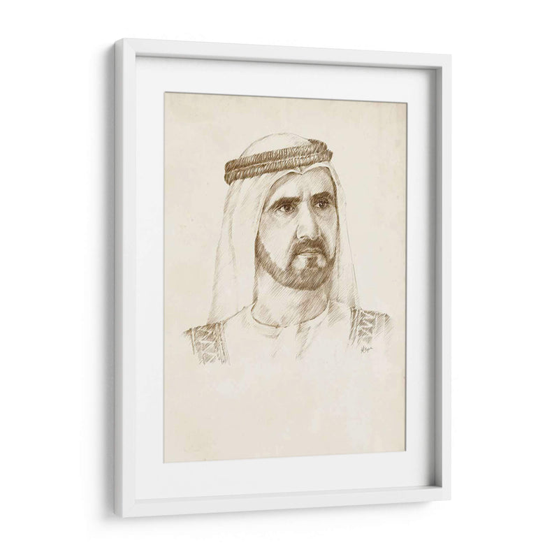 Sheikh Mohammed Bin Rashid Al Maktoum - Ethan Harper | Cuadro decorativo de Canvas Lab