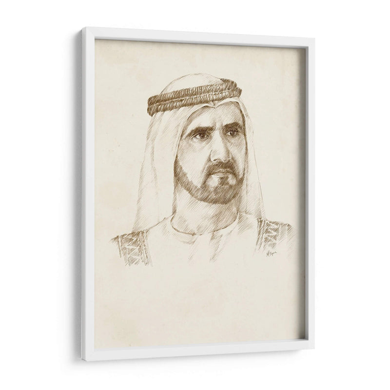 Sheikh Mohammed Bin Rashid Al Maktoum - Ethan Harper | Cuadro decorativo de Canvas Lab