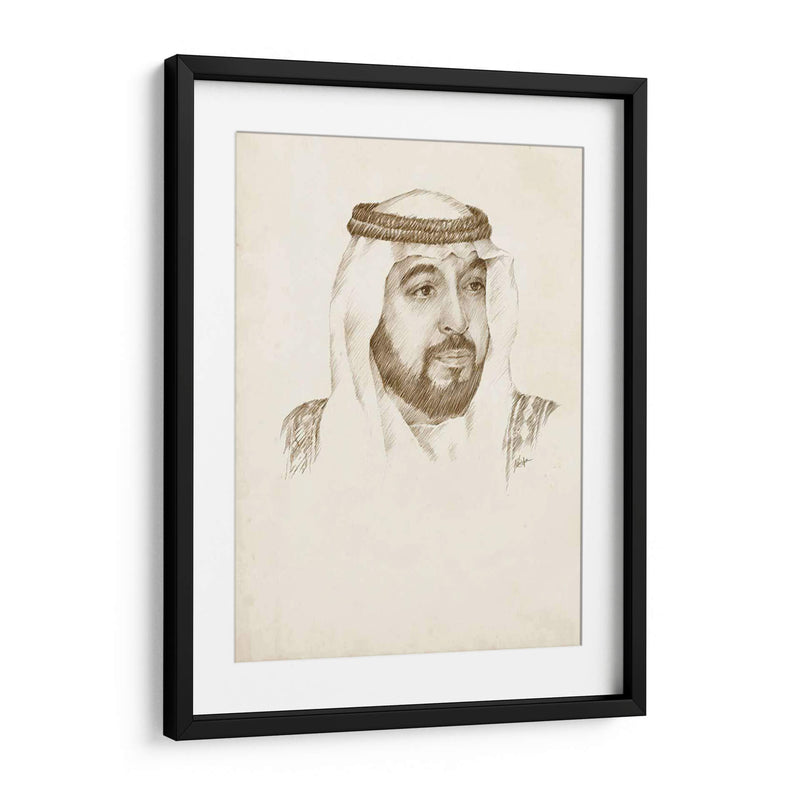 Sheikh Khalifa Bin Zayed Al Nahyan - Ethan Harper | Cuadro decorativo de Canvas Lab