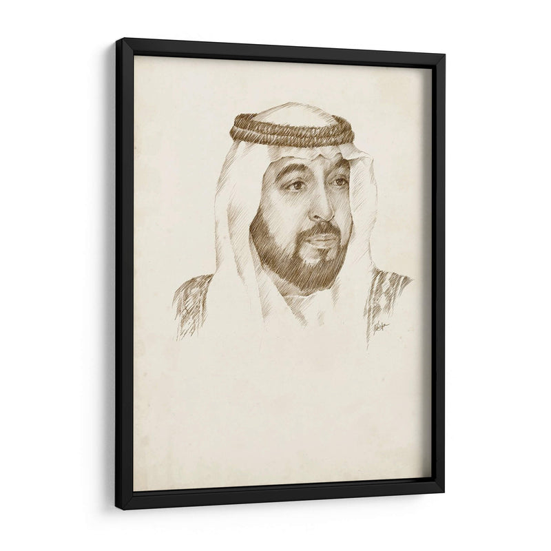 Sheikh Khalifa Bin Zayed Al Nahyan - Ethan Harper | Cuadro decorativo de Canvas Lab