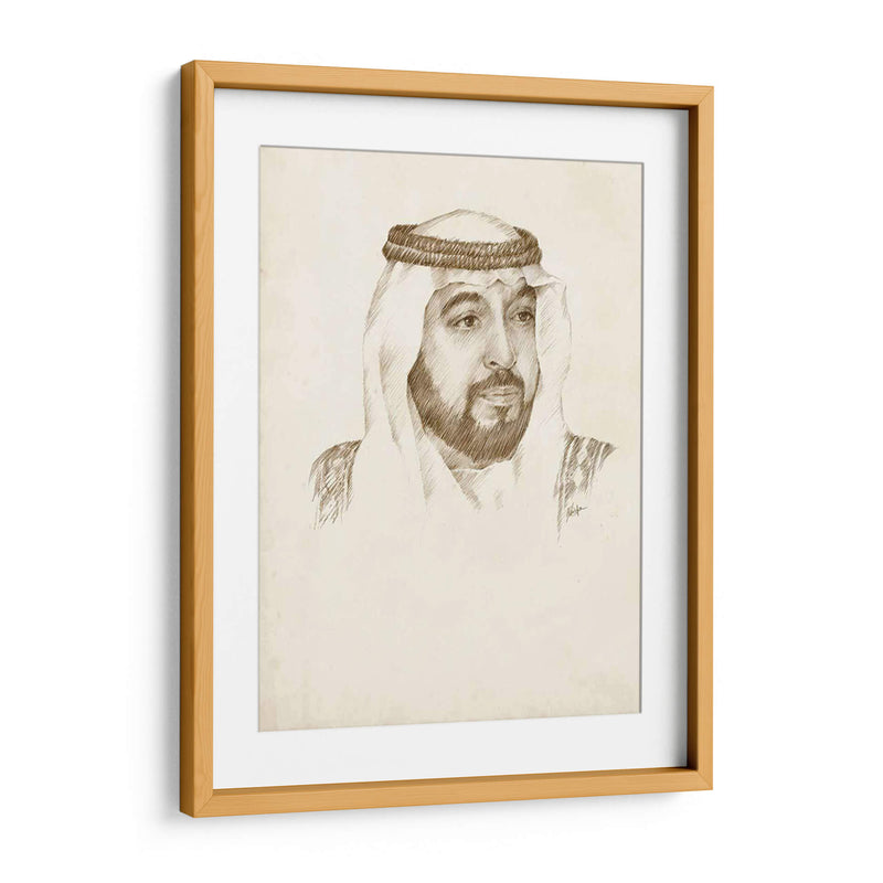 Sheikh Khalifa Bin Zayed Al Nahyan - Ethan Harper | Cuadro decorativo de Canvas Lab