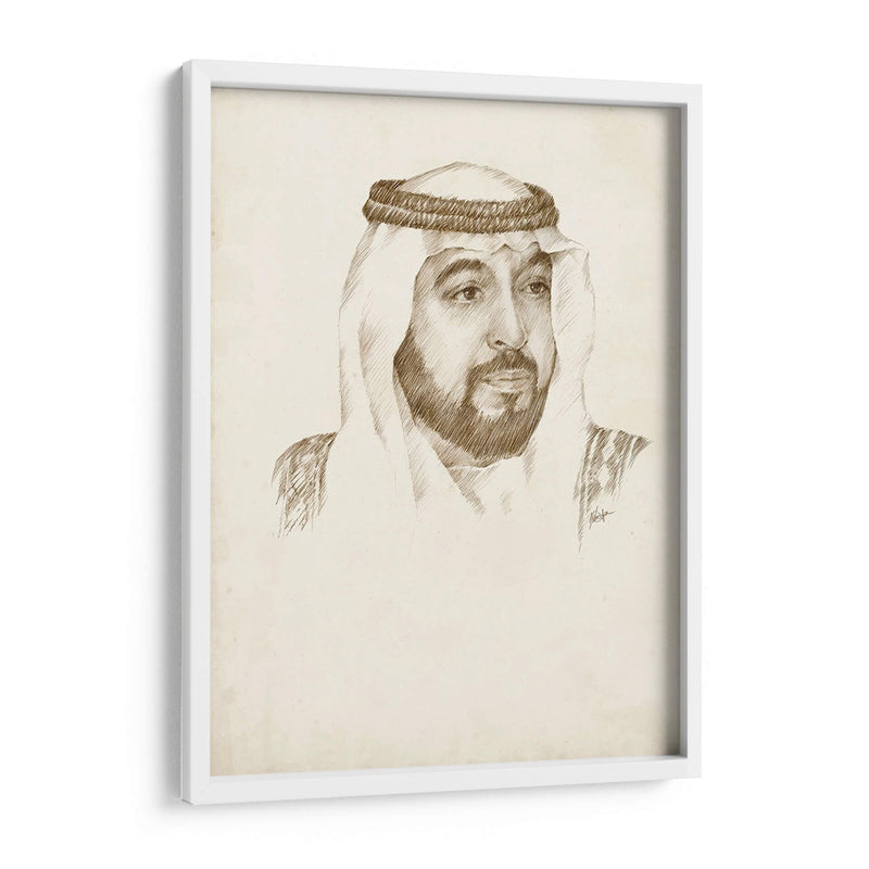 Sheikh Khalifa Bin Zayed Al Nahyan - Ethan Harper | Cuadro decorativo de Canvas Lab