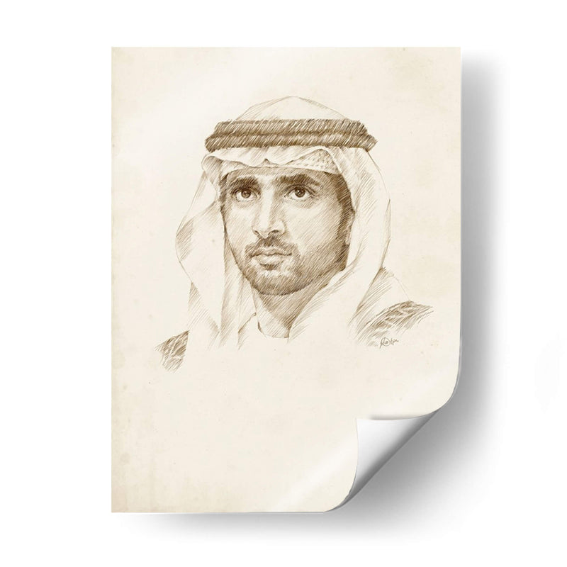 Sheikh Hamdan Bin Mohammed Bin Rashid Al Maktoum - Ethan Harper | Cuadro decorativo de Canvas Lab