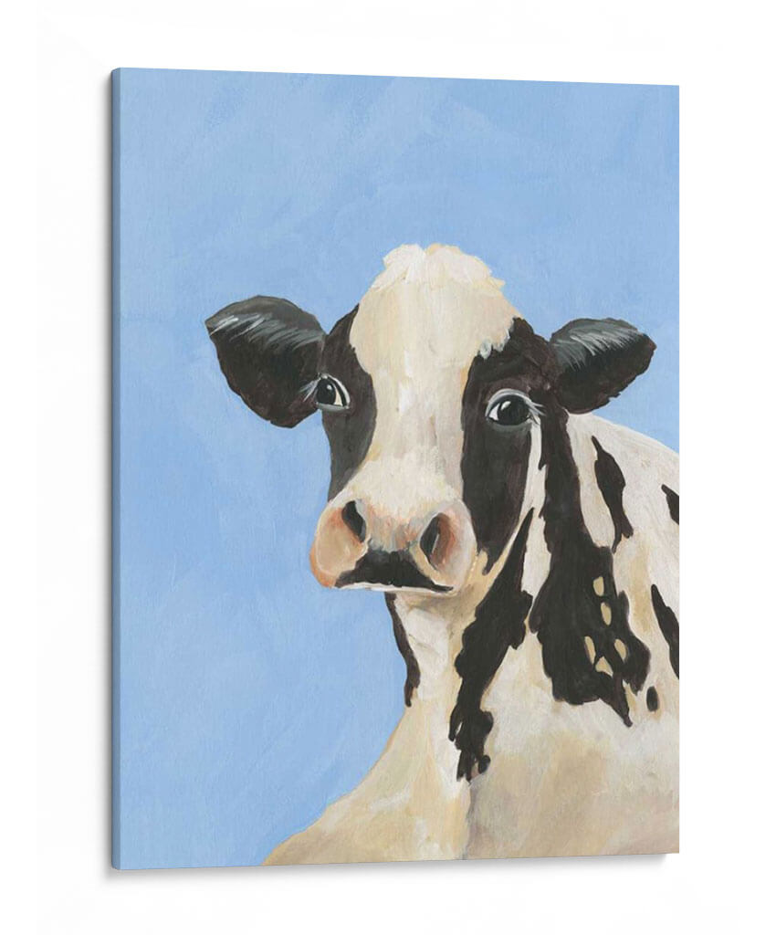 Vaca-Don Bleu Iii - Regina Moore | Cuadro decorativo de Canvas Lab