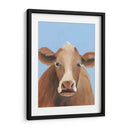 Vaca-Don Bleu Iv - Regina Moore | Cuadro decorativo de Canvas Lab