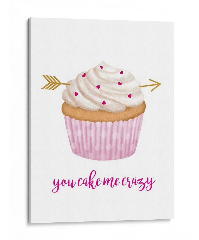 Cupcake De San Valentín I - Victoria Borges | Cuadro decorativo de Canvas Lab
