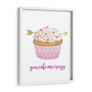 Cupcake De San Valentín I - Victoria Borges | Cuadro decorativo de Canvas Lab