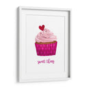 Cupcake De San Valentín Ii - Victoria Borges | Cuadro decorativo de Canvas Lab