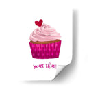 Cupcake De San Valentín Ii - Victoria Borges | Cuadro decorativo de Canvas Lab