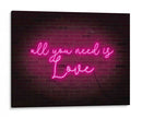 Neon Amor I - Grace Popp | Cuadro decorativo de Canvas Lab