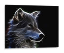 Lobo eléctrico | Cuadro decorativo de Canvas Lab