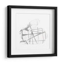 Conejo Geométrico En Plata I - Jennifer Goldberger | Cuadro decorativo de Canvas Lab